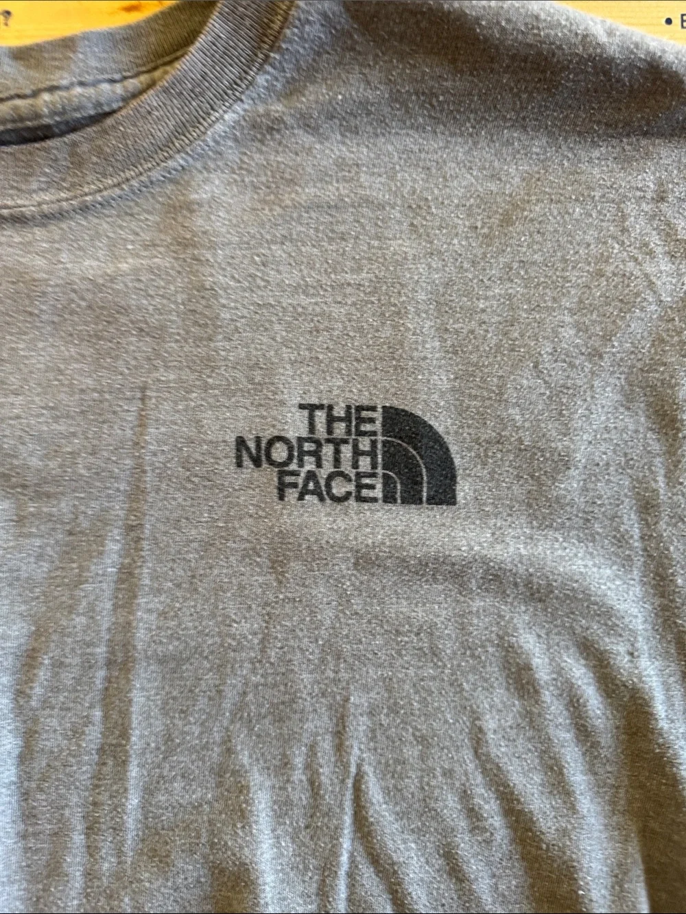 The North Face Men's Gray Logo Crew Tee